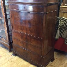 Schreibschrank Biedermeier Mahagoni Norddeutsch 1